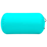 Rôle de la gymnastique Vidaxl avec pompe gonflable 120x90 cm en PVC vert