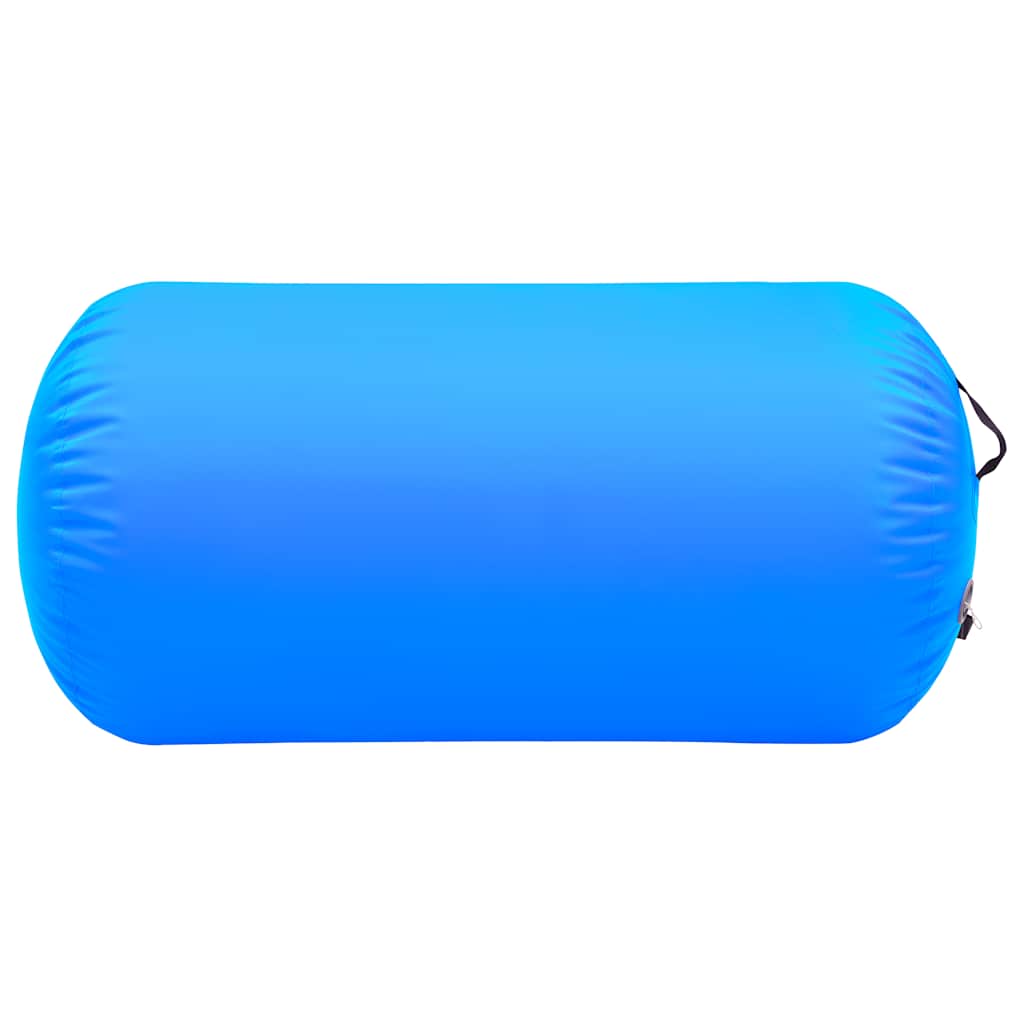 Rôle de la gymnastique Vidaxl avec pompe gonflable 120x90 cm en PVC bleu