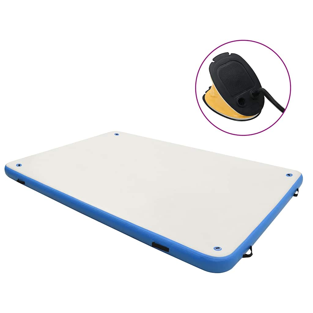 Vidaxl facilement gonflable 300x200x15 cm bleu et blanc