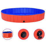 Vidaxl Dog Swimmingpool zusammenklappbar 200x30 cm PVC Rot