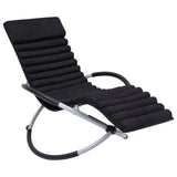 Vidaxl lounger cushion suede black