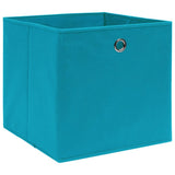 Boîtes de rangement Vidaxl 4 PCS 28x28x28 cm Bébé de tissu non tissé