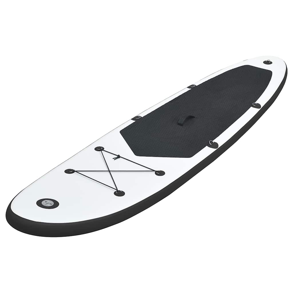 Vidaxl Stand-up Padleboard gonfiabile in bianco e nero