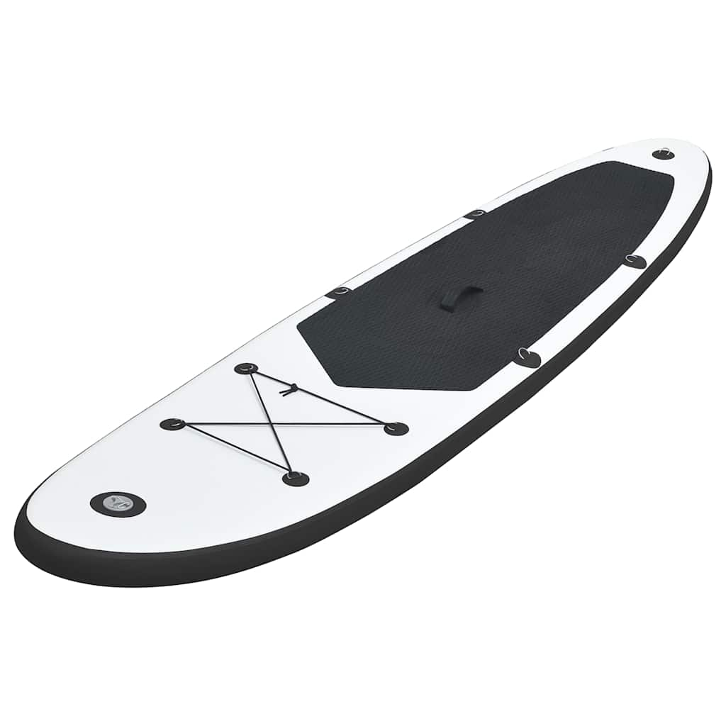 Vidaxl stand up paddleboard set gonflable noir et blanc