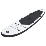 Vidaxl Stand Up Paddleboard Set Inflable Blanco y negro