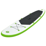 Vidaxl Stand-Up Paddleboard Inflable Verde y blanco