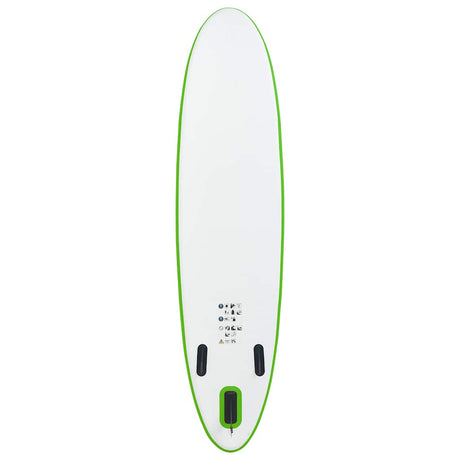 Vidaxl Stand Up Paddleboard Set Breen et blanc gonflables