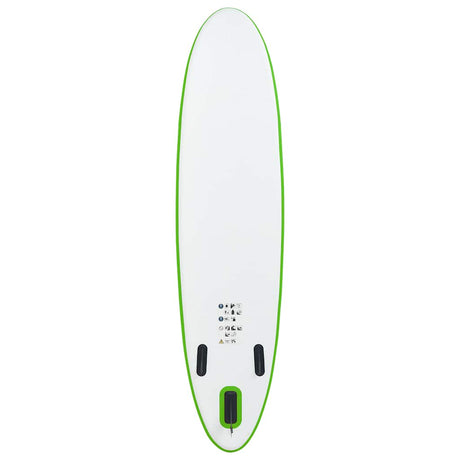 Vidaxl Stand Up Paddleboard Set Breen et blanc gonflables
