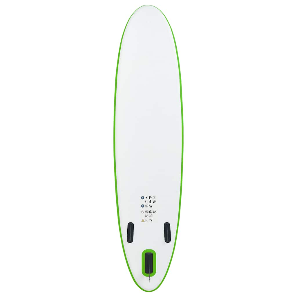 Vidaxl Stand Up Paddleboard Set Breen et blanc gonflables