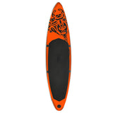 Vidaxl Stand Up Paddleboard Zestaw nadmuchiwany 366x76x15 cm pomarańczowy