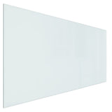 Foyer à plaque de verre vidaxl rectangulaire 120x60 cm