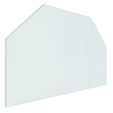 Vidaxl glasplade pejs hexagonal 80x50 cm