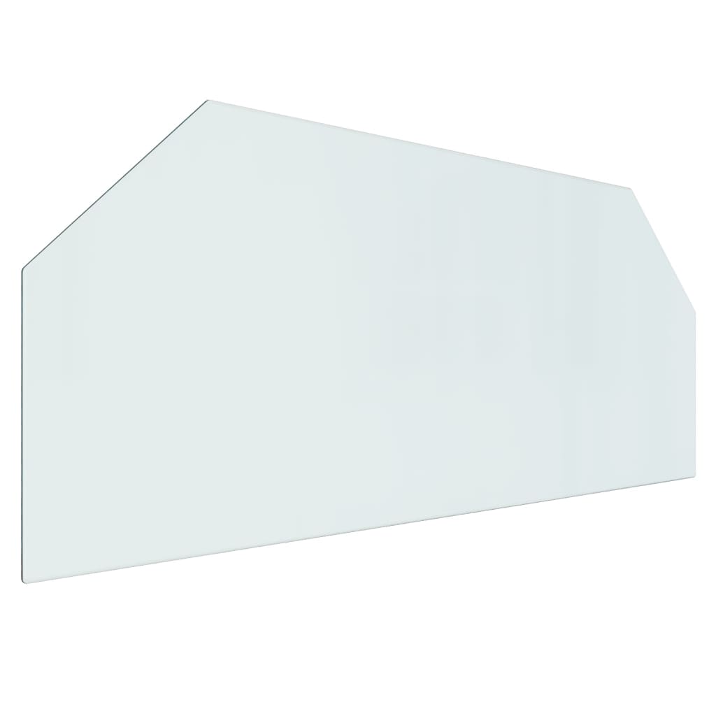 Vidaxl Glass Plate Frepplace Hexagonal 120x50 cm