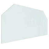 Vidaxl Glass Plate Foyer hexagonal 120x60 cm