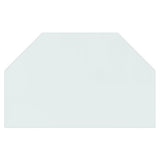 Vidaxl Glass Plate Foyer hexagonal 80x50 cm