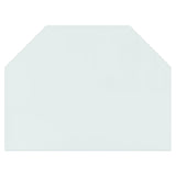 Vidaxl Glass Plate Foyer hexagonal 80x60 cm