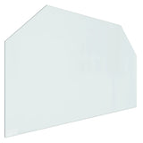 Vidaxl glasplade pejs hexagonal 100x60 cm