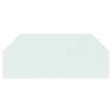 Vidaxl Glass Plate Foyer hexagonal 120x50 cm