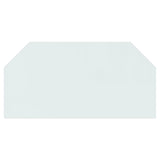 Vidaxl Glass Plate Foyer hexagonal 120x60 cm