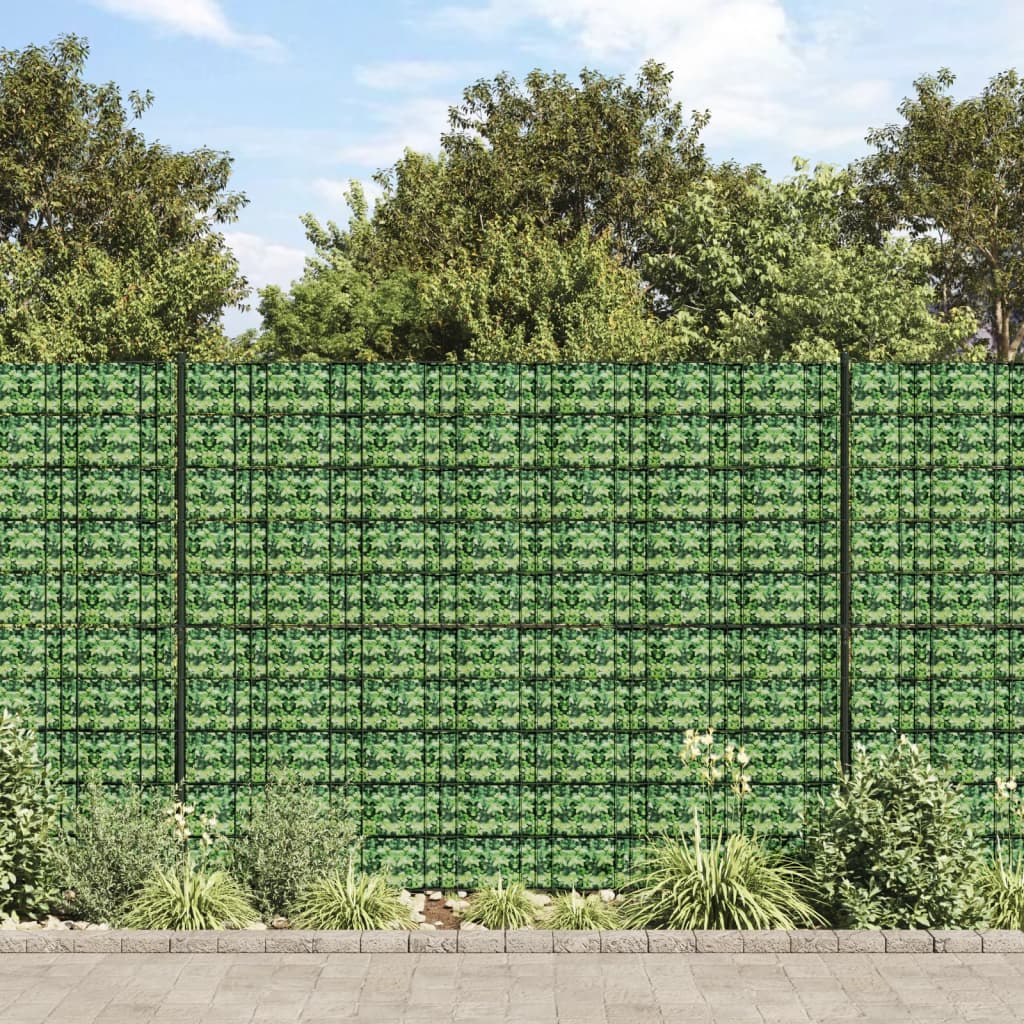 Vidaxl Garden screen 70x0.19 m PVC green