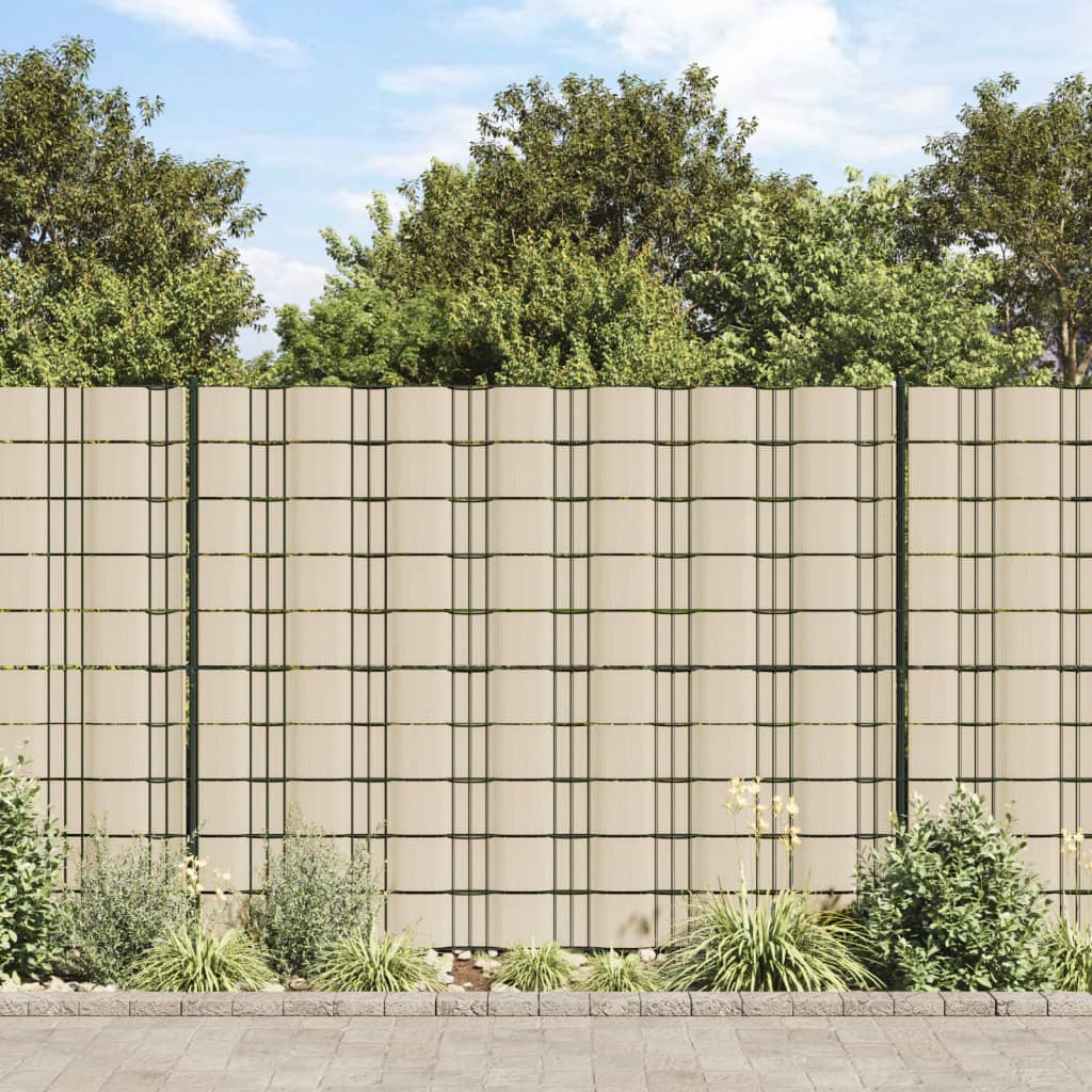 Vidaxl Garden Screen 70x0.19 M PVC Cream