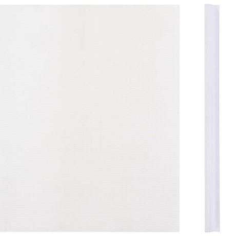 Vidaxl Garden Screen 70x0.19 M PVC blanc