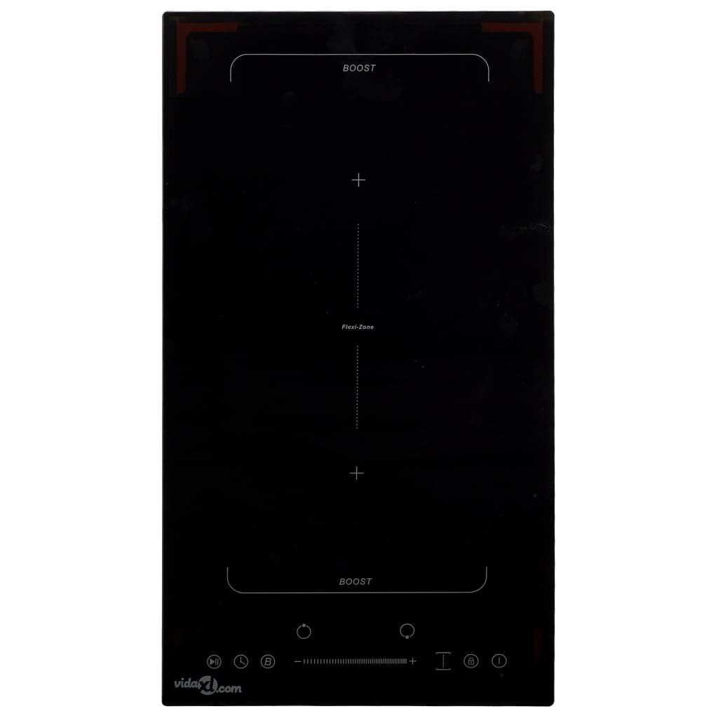 Vidaxl Induzione Flexizone Hob 2 zone di cottura Controllo touch 3500 W