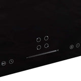 Vidaxl Induction Hob 4 zones Contrôle tactile 7000 W 77 cm Verre