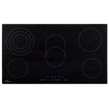 Vidaxl Ceramic Hob 5 Zones de cuisson Contrôle tactile 8500 W 77 cm