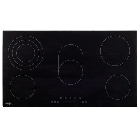 Vidaxl Ceramic Hob 5 Zones de cuisson Contrôle tactile 8500 W 77 cm