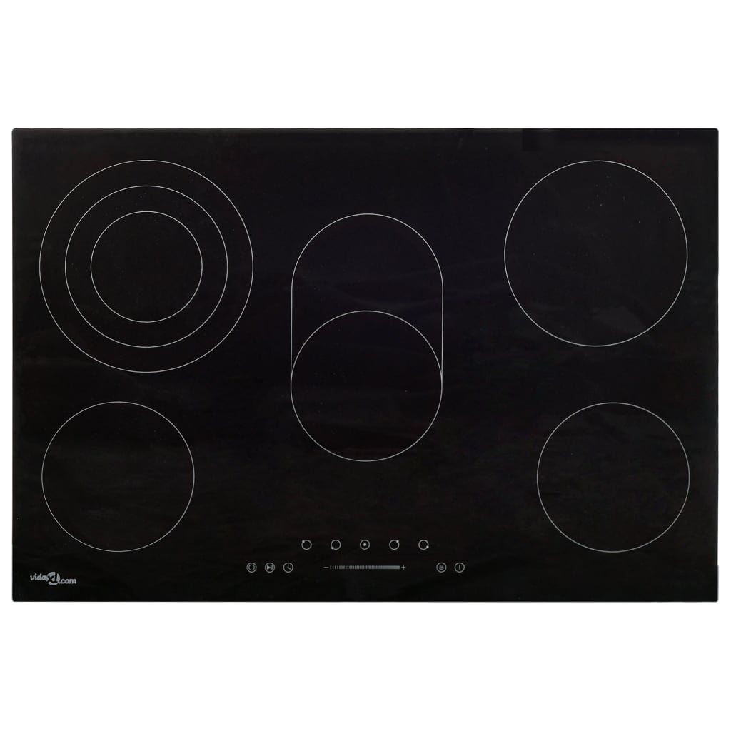 Vidaxl Ceramic Hob 5 matlagningszoner Touch Control 8500 W 90 cm