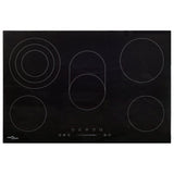 Vidaxl Ceramic Hob 5 Kokesoner Touch Control 8500 W 90 cm