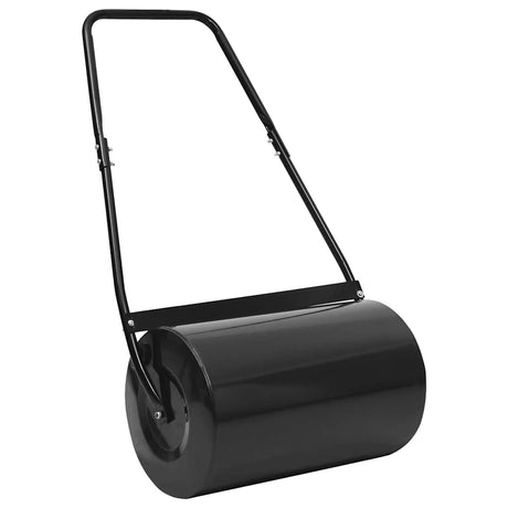 Rouleau à gazon Vidaxl 50 l 63 cm noir