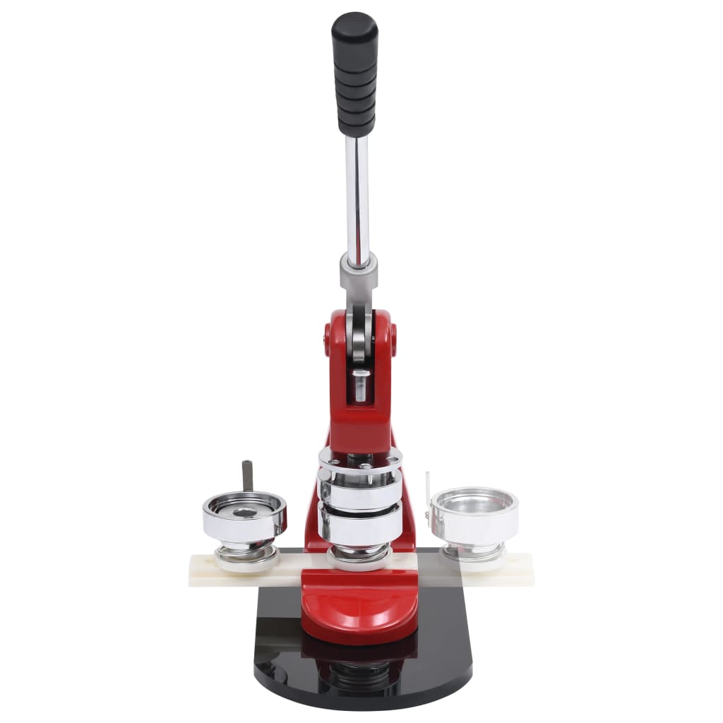 Machine de bouton Vidaxl avec 500 pièces de bouton PC 37 mm