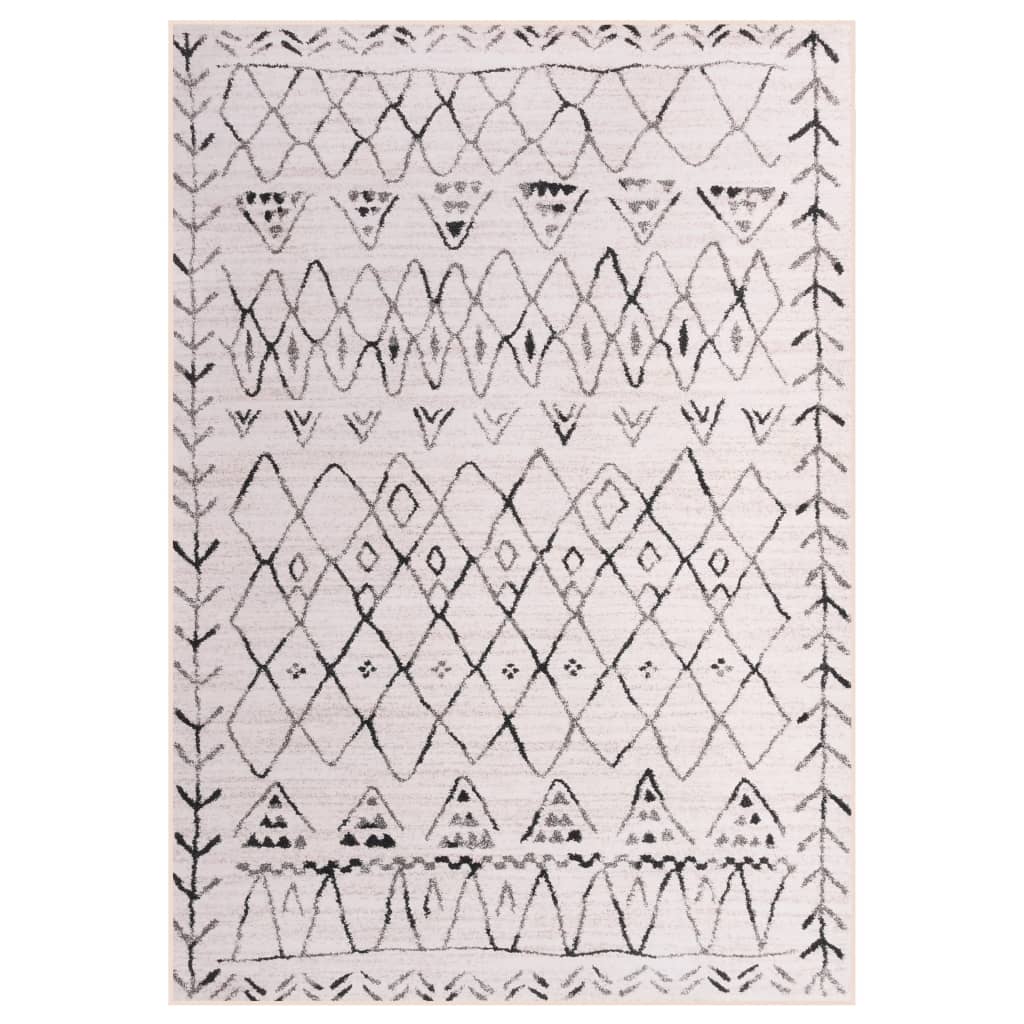 Vidaxl Rug mam Drécken 160x230 cm Stoff Multi -Colored