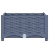 Planter Vidaxl surélevé 40x40x23 cm en polypropylène