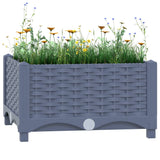 Vidaxl Planter huet 40x4xx23 cm Polypropylene opgeworf