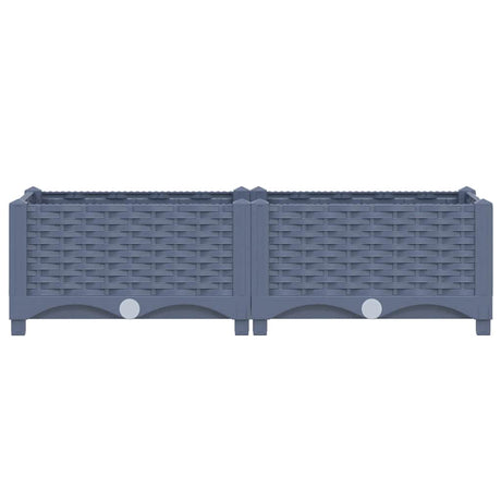 Vidaxl Planter surélevé 80x40x23 cm en polypropylène