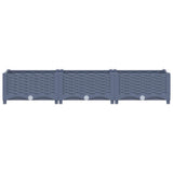 Vidaxl Planter enlevé 120x40x23 cm en polypropylène