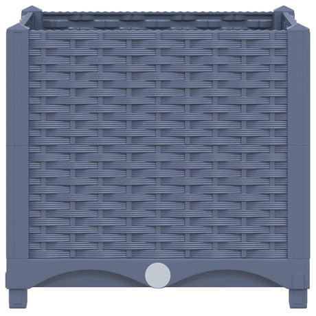 Planteur Vidaxl surélevé 40x40x38 cm en polypropylène