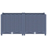 INSTERT PLANTER VIDAXL 80X40X38 CM Polypropylène