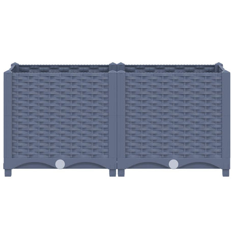 INSTERT PLANTER VIDAXL 80X40X38 CM Polypropylène