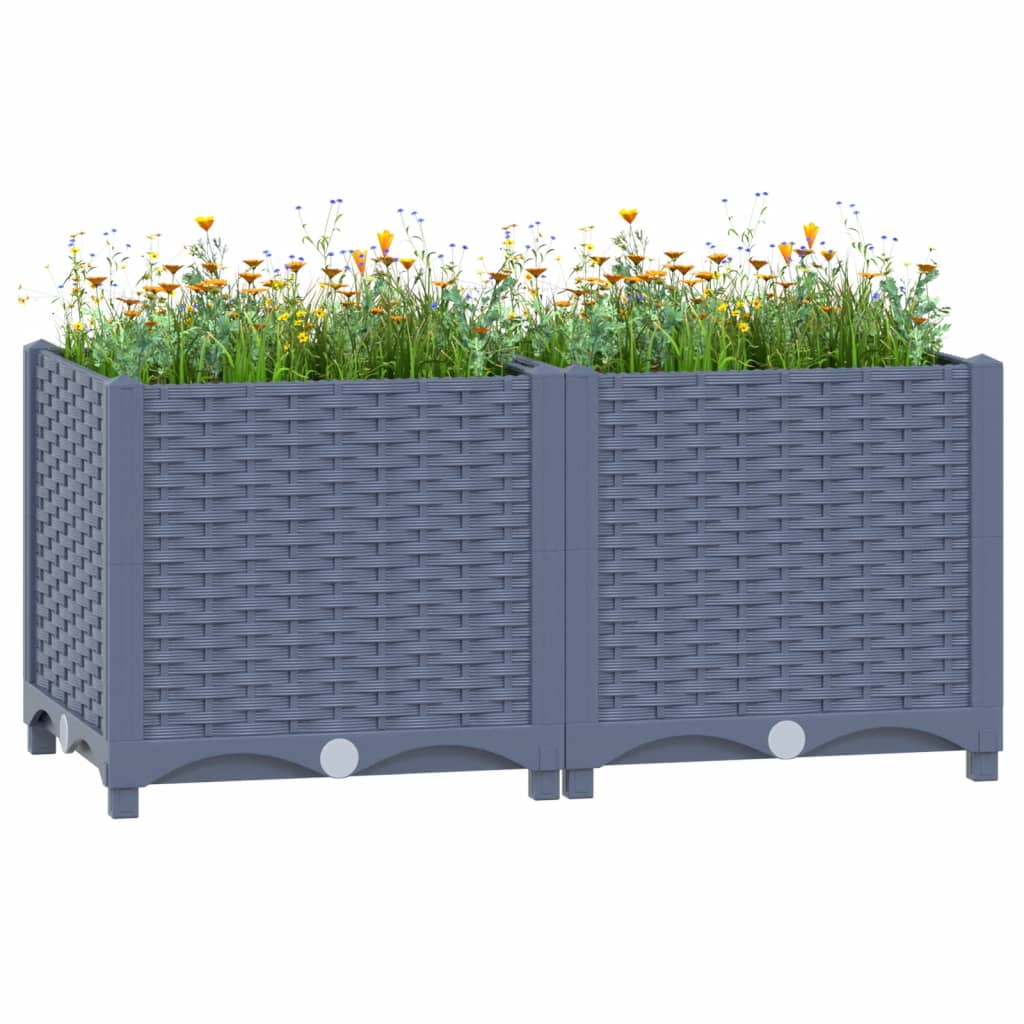 Vidaxl Planter Insert 80x40x38 cm polypropylen