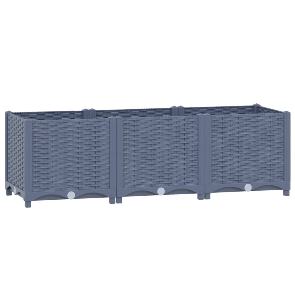 Vidaxl Planter hevet 120x40x38 cm polypropylen