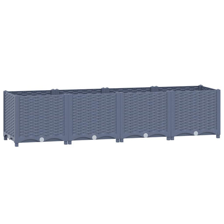 Vidaxl Planter élevé 160x40x38 cm en polypropylène