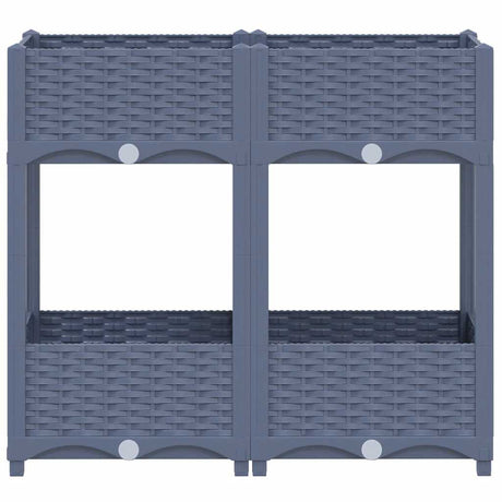 Vidaxl Planter surélevé 80x40x71 cm en polypropylène