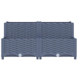 Vidaxl Planter surélevé 80x80x38 cm en polypropylène