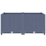 Vidaxl Planter surélevé 80x80x38 cm en polypropylène