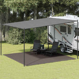 Tapis de tente Vidaxl 400x400 cm anthracite -colored