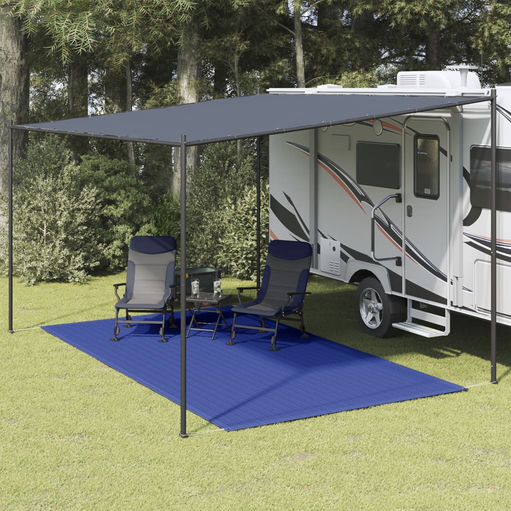 Vidaxl tent carpet 250x400 cm blue